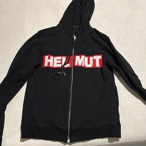 HELMUT LANG HOODIE - ZIP UP SIZE M
